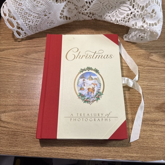 Other - Vintage Christmas Photo Album Book A Treasury Of Memories '98